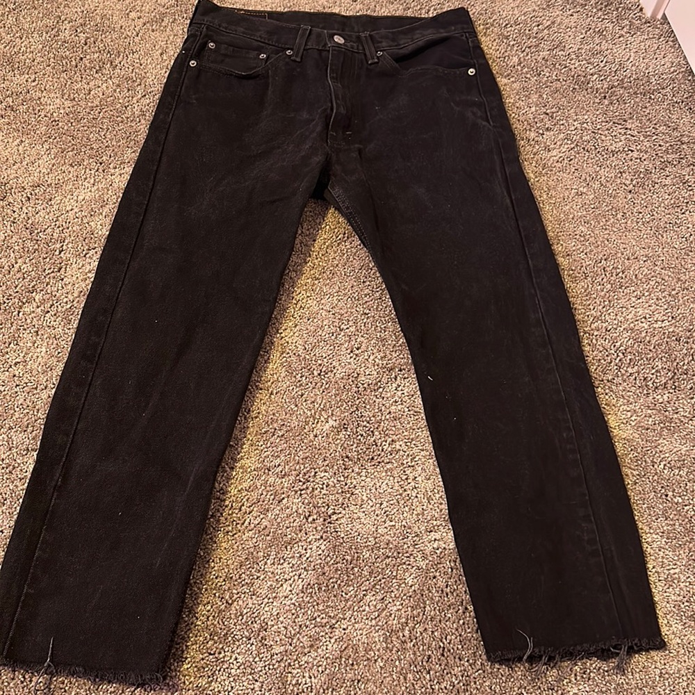Black Vintage relaxed fit Levi Strauss jeans Waist:33 length:30
